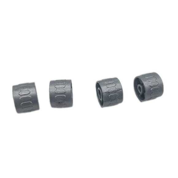 K'NEX Hub 18mm Grey 0.7" Gray Silver Lot Of 4 Replacement Parts Replace Pieces - Picture 2 of 6